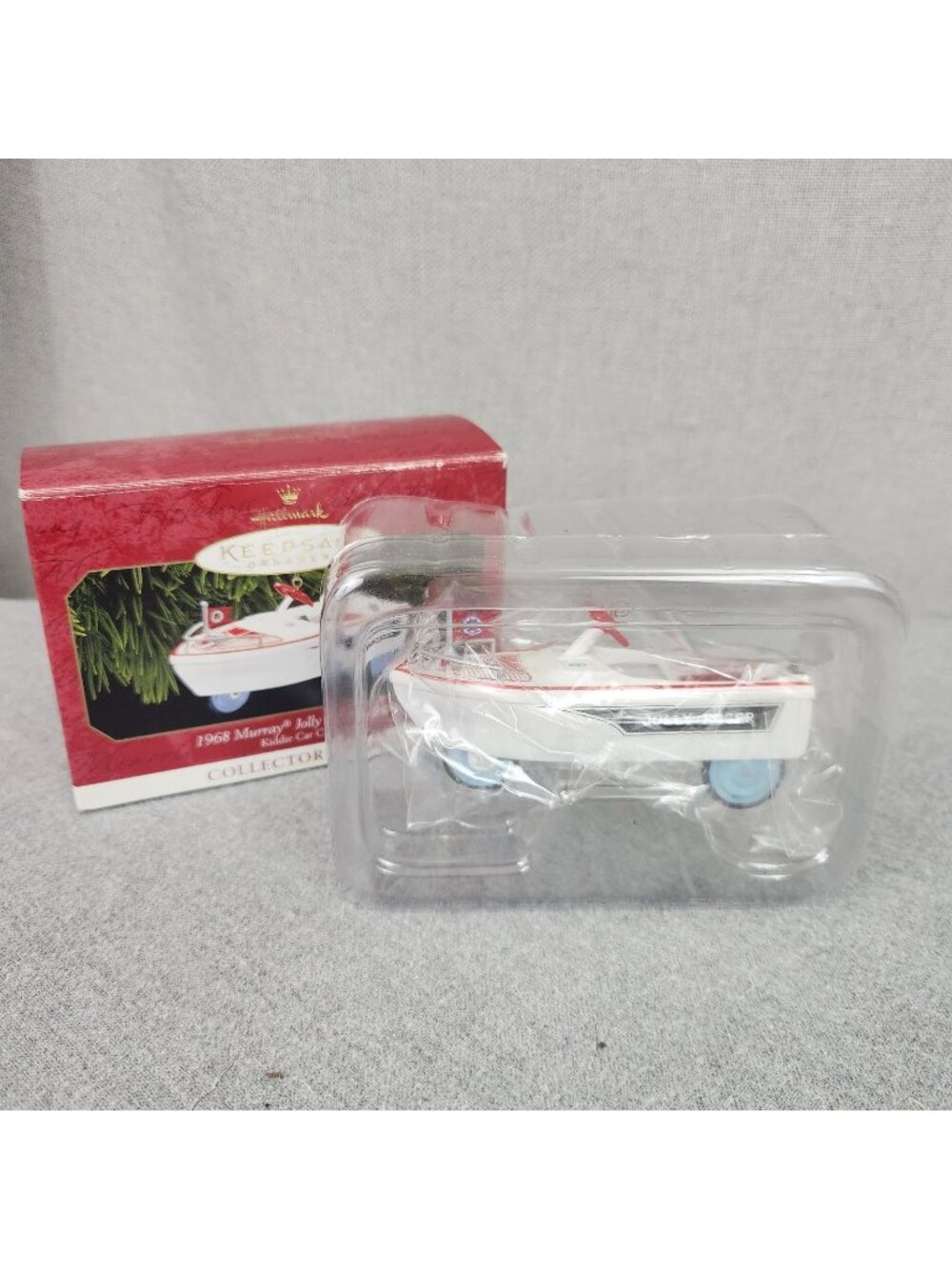 Vintage 1999 Hallmark Keepsake 1968 Murray Jolly Roger Kiddie Car Ornament NEW